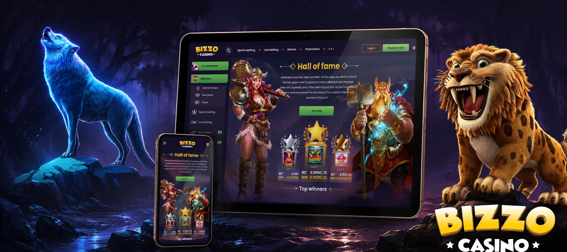 Tedenske ponudbe pri Bizzo Casino