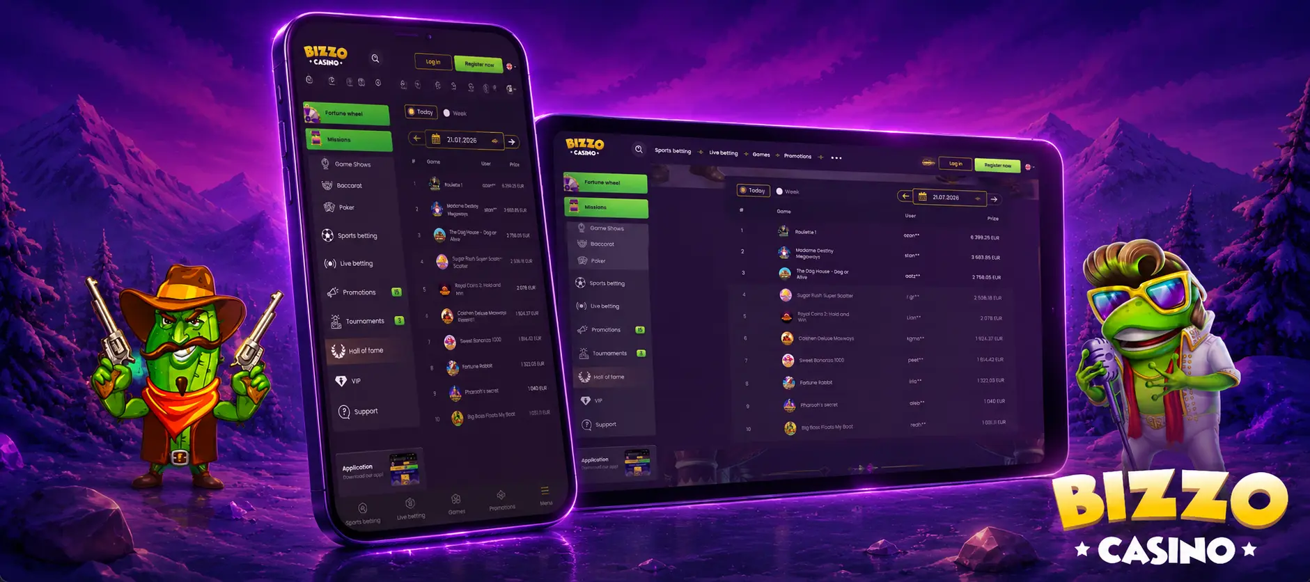 Pomoč, ki jo ponuja Bizzo Casino